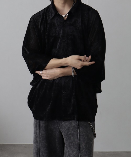 welise（ウェライズ） シャツ 「welise/ウェライズ」リッチベルベット