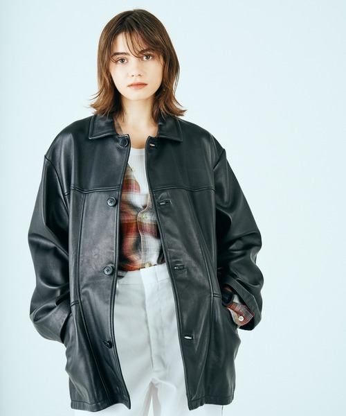 TOWNCRAFT（タウンクラフト） コート ジャケット LEATHER BBP CAR COAT