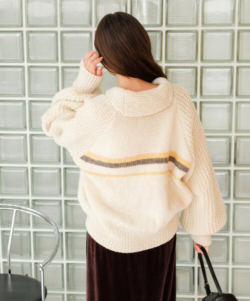 Kastane（カスタネ） カーディガン カウチンハンドニットアウター