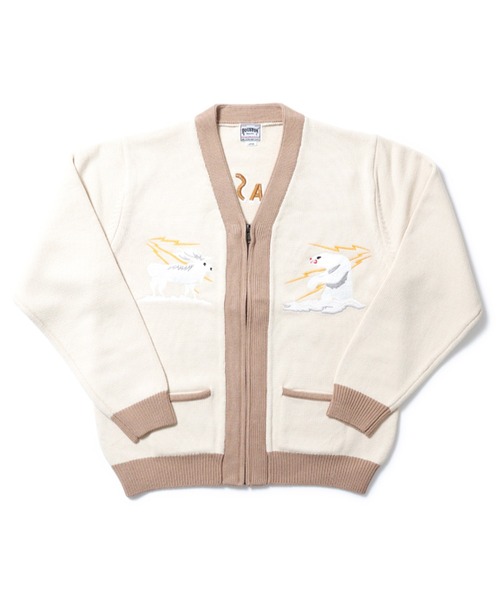 HOUSTON（ヒューストン） カーディガン ALASKA SOUVENIR KNIT CARDIGAN