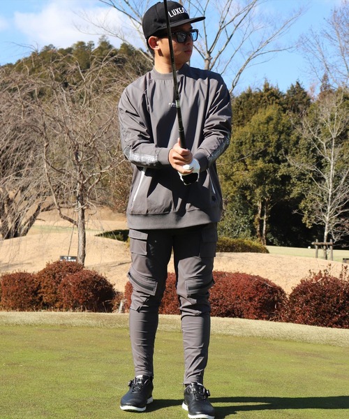 カーゴパンツ (RM)「LUXE/R GOLF」8ポケット ストレッチ クロス メンズ