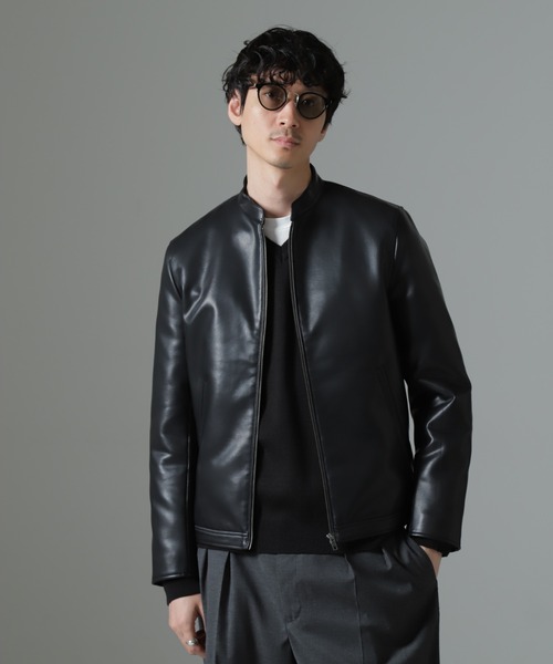 NANO universe（ナノ・ユニバース） ライダースジャケット M ブラック