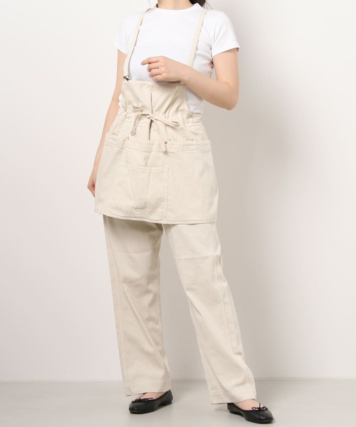 URCH RNA パンツ O0638 サスペンダーエプロンパンツ「URCH