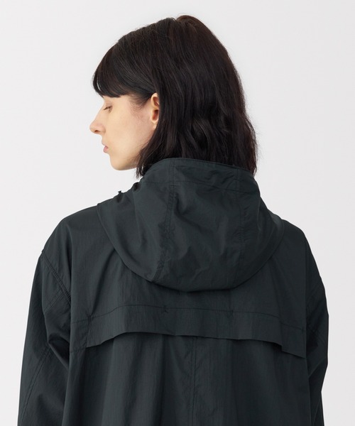 MUJI Labo コート アウター 「MUJI Labo」婦人 軽量撥水ナイロンフード