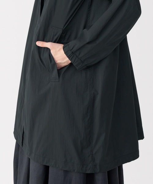 MUJI Labo コート アウター 「MUJI Labo」婦人 軽量撥水ナイロンフード