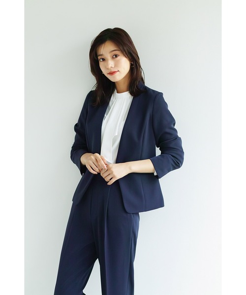 セットアップ 「洗濯機OK♪ストレッチで動きやすい♪シワになりにくい