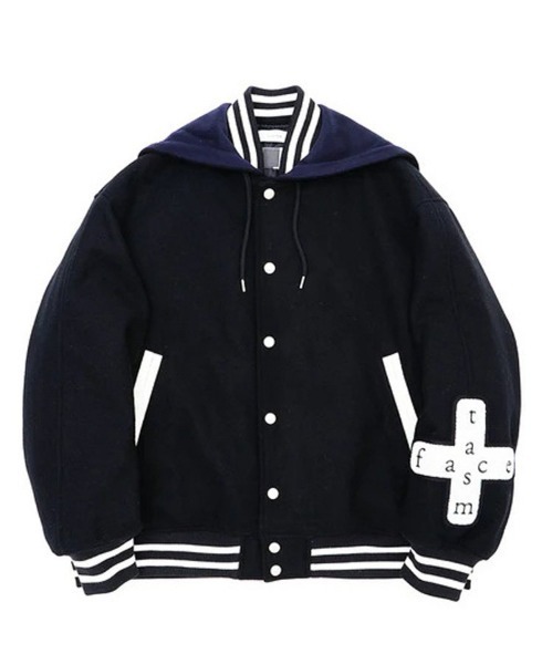 STYLISE スタジャン 「FACETASM」HOODED STADIUM JACKET メンズ