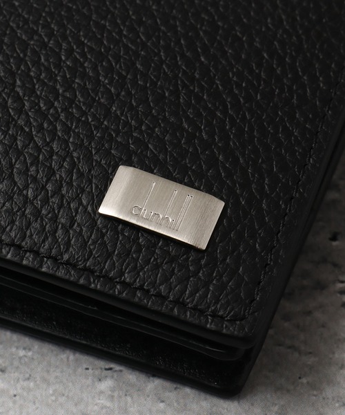 dunhill（ダンヒル） カードケース 「DUNHILL/ダンヒル」本革 ロゴ刻印