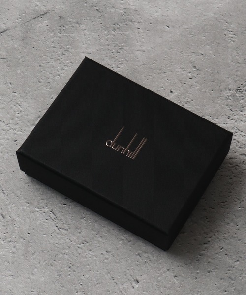 dunhill（ダンヒル） カードケース 「DUNHILL/ダンヒル」本革 ロゴ刻印