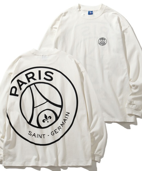tシャツ 「Paris Saint-Germain/パリサンジェルマン」ロゴエンブレム
