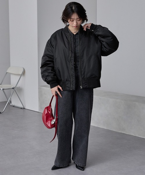 MONO-MART（モノマート） ma1 ma-1 ショートボリューム撥水ナイロン