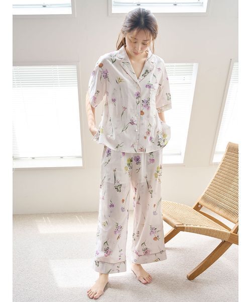 SNIDEL HOME パジャマ ルームウェア 「Healing Light」ロングパンツ