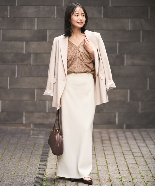 NOBLE（ノーブル） ブラウス シャツ 「洗える」レオパードジャガード