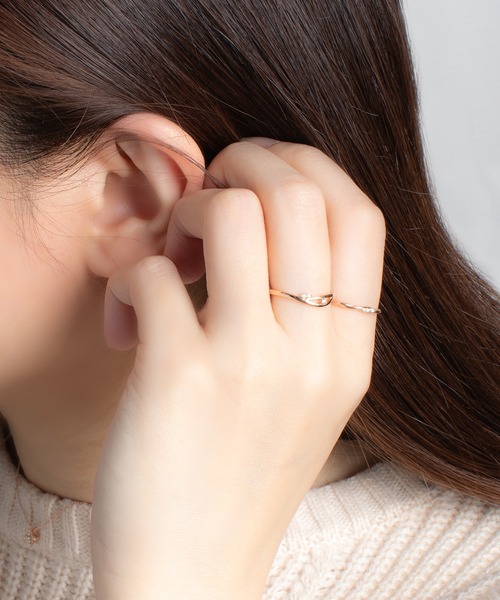 ESTELLE（エステール） 指輪 リング K10 ピンクゴールド ダイヤモンド