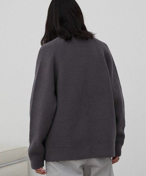 WYM LIDNM カーディガン HEAVY WEIGHT DRIVERS KNIT メンズ : ZOZOTOWN