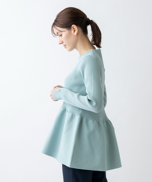 Sono（ソーノ） ニット セーター 「SONO/ソーノ」3Dフレア ニットプル