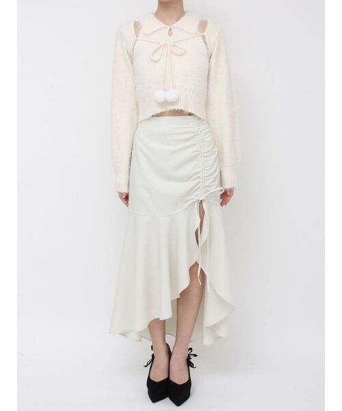 EATME（イートミー） ニット セーター シャツカラーアンサンブルニット