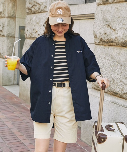 PENNEYS（ペニーズ） ブラウス シャツ 別注 THE FOX ロゴ ワッペン刺繍