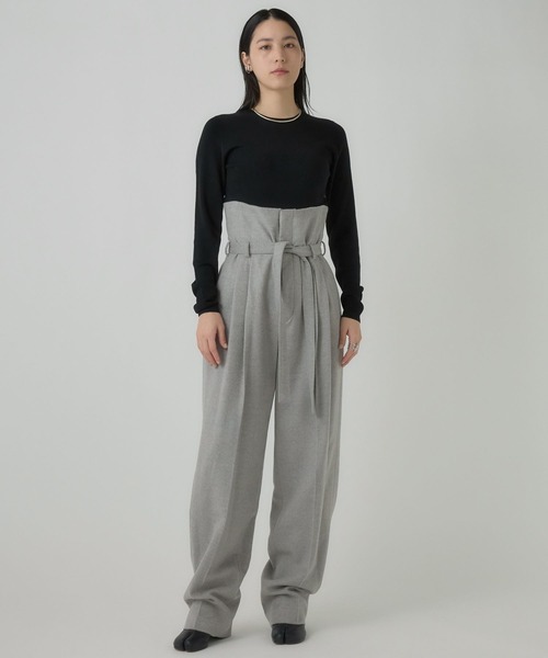 Chaos（カオス） ニット セーター /18G梳毛クルーネックニットプル