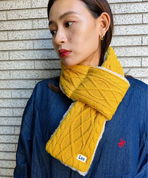 Lee（リー） ネックウォーマー スヌード LEE / CABLE KNIT MUFFLER