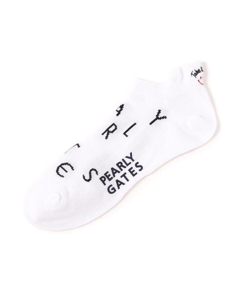 PEARLY GATES（パーリーゲイツ） 靴下 「PEARLY GATES」ランダムロゴ