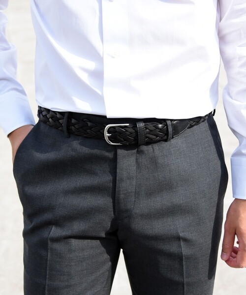 SHIPS（シップス） ベルト SHIPS: イタリア製 レザー コンビネーション