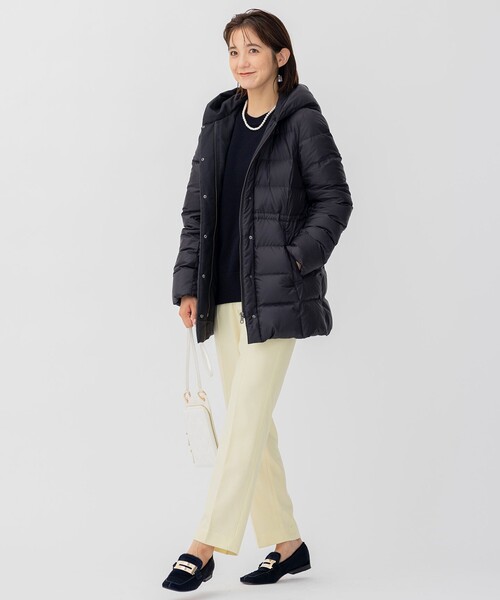 ダウンコート ダウンジャケット 「洗える」シレータフタ ショート