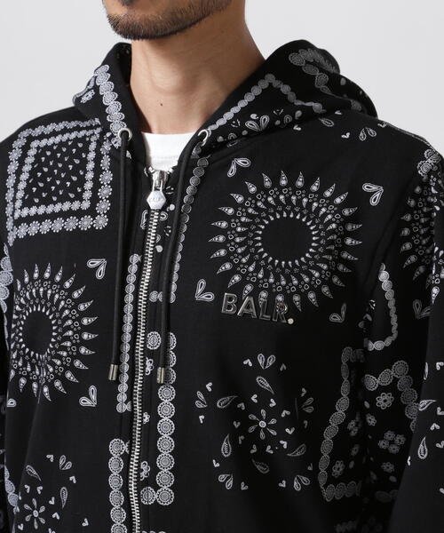 BALR.（ボーラー） パーカー BALR./ボーラー/Q-SERIES PAISLEY ST ZIP
