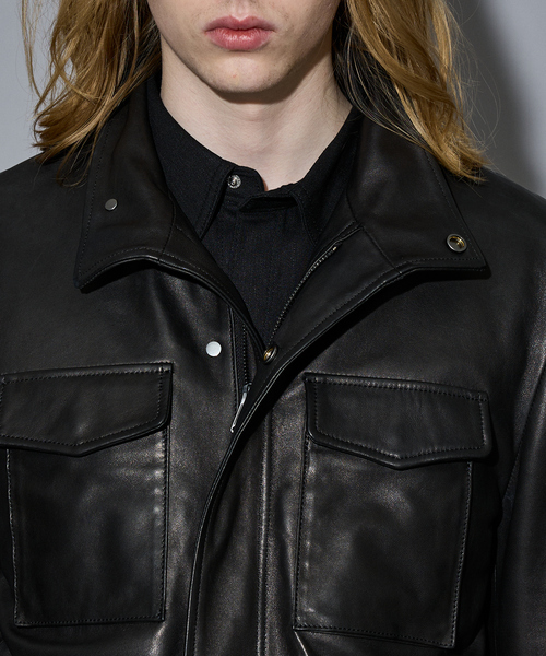 5351 POUR LES HOMMES 革ジャン ライダース 「25A/W」M-65 レザー