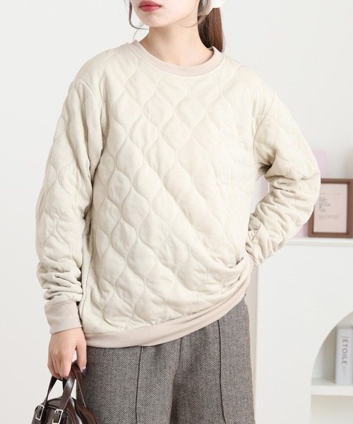 FUNALIVE（ファンアライブ） トレーナー スウェット キルティング 薄