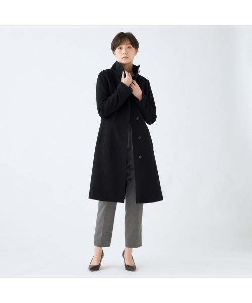 SUIT SELECT トレンチコート コート 「カシミヤ混ウール」スタンド