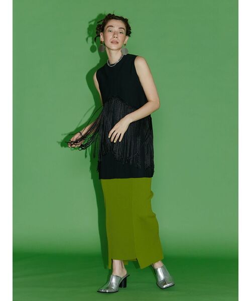 UN3D.（アンスリード） スカート RIB KT TIGHT SK / リブニットタイト