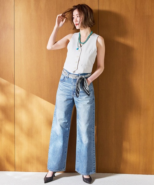 SOMETHING（サムシング） ジーンズ デニム デニムパンツ LISA