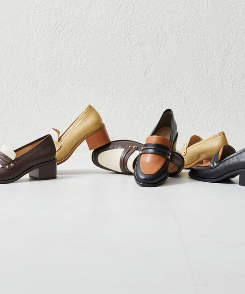 ORiental TRaffic（オリエンタルトラフィック） ローファー 型押しバイ