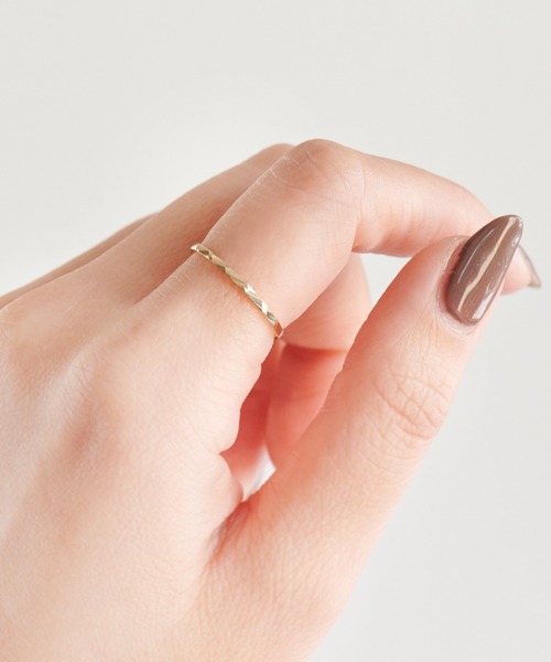 JUPITER 指輪 リング 「K10」スリムリング/細リング/ゴールド「動画