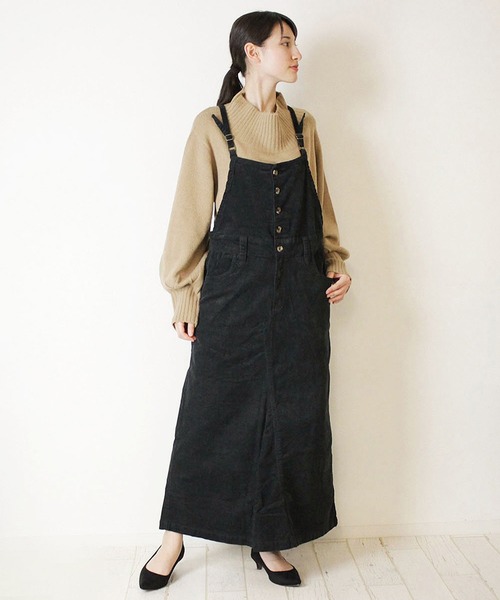 atONE（アットワン） サロペット オーバーオール コーデュロイ