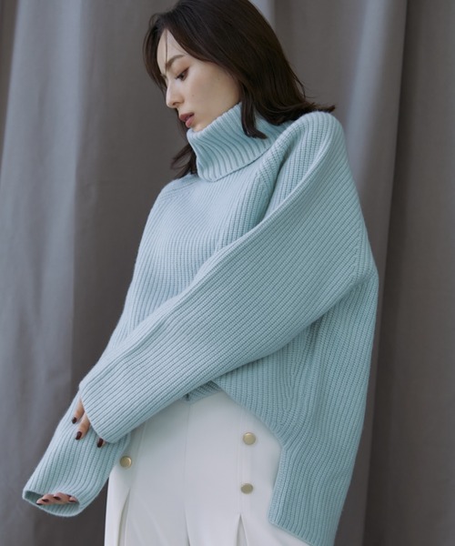 anuans（アニュアンス） ニット セーター ウールカシミヤラグラン