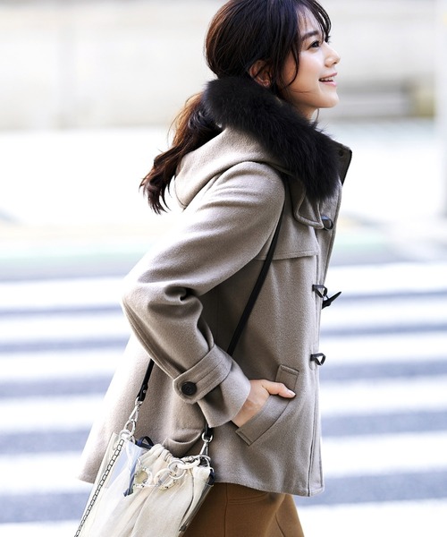 RUIRUE BOUTIQUE（ルイルエブティック） ダッフルコート M モカ