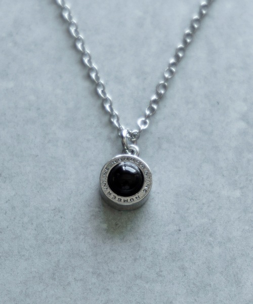 NUMBER (N)INE（ナンバーナイン） ネックレス ROUND LOGO STONE CHARM