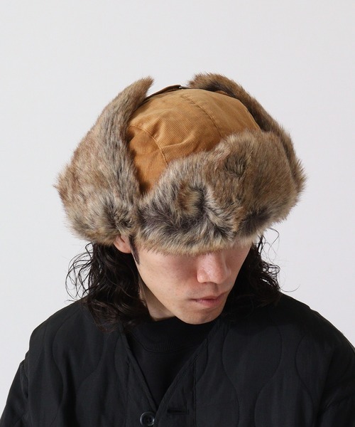 Fabulous（ファビュラス） キャップ 帽子 コーデュロイエコファー