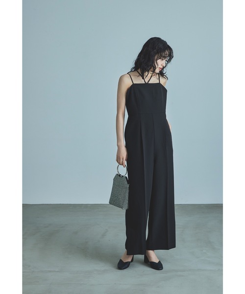 niana（ニアナ） パンツドレス ダブルクロスオールインワンドレス