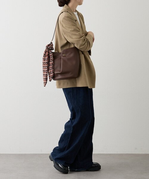 russet（ラシット） ショルダーバッグ バッグ ツイードスカーフ付き