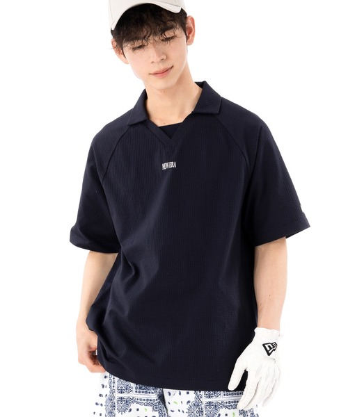 NEW ERA（ニューエラ） ポロシャツ ゴルフ 半袖 スキッパー メンズ