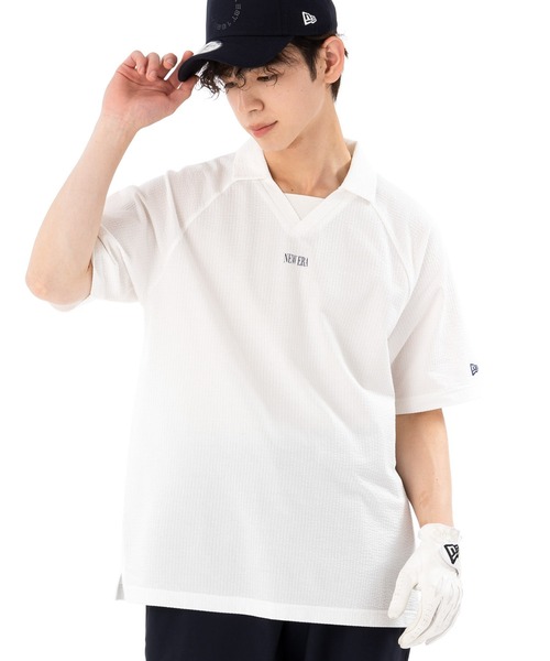 NEW ERA（ニューエラ） ポロシャツ ゴルフ 半袖 スキッパー メンズ