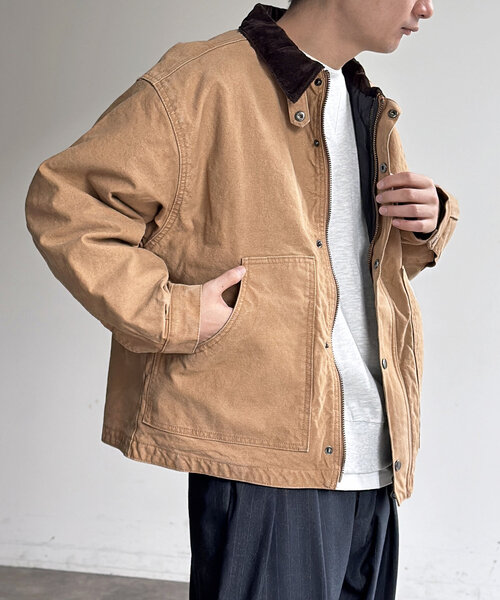 CPCM（シーピーシーエム） ブルゾン アウター コーデュロイ襟ワーク