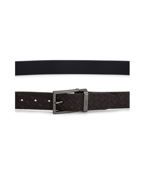BOSS（HUGO BOSS） ベルト リバーシブルデザイン モノグラム＆スムース
