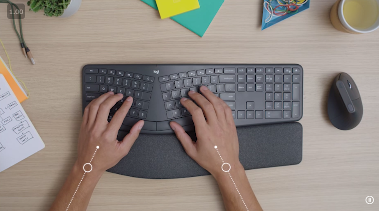 ロジクール ERGO K860 エルゴノミック スプリット キーボード レビュー