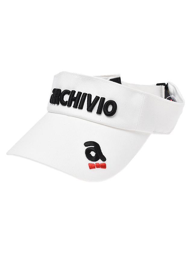 アルチビオ ロゴサンバイザー A310819（ホワイト） | レディースゴルフ
