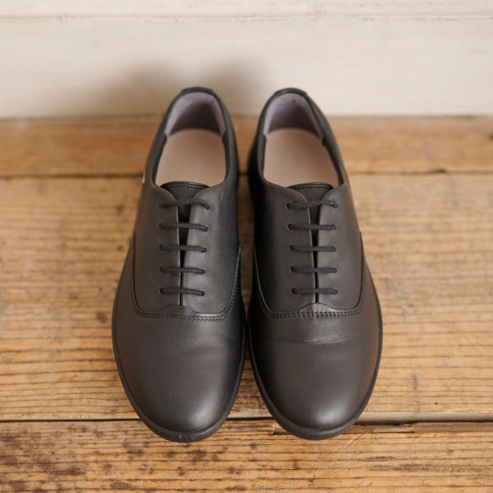 アキレス・ソルボ C 497 黒｜牛革2Eレースアップシューズ