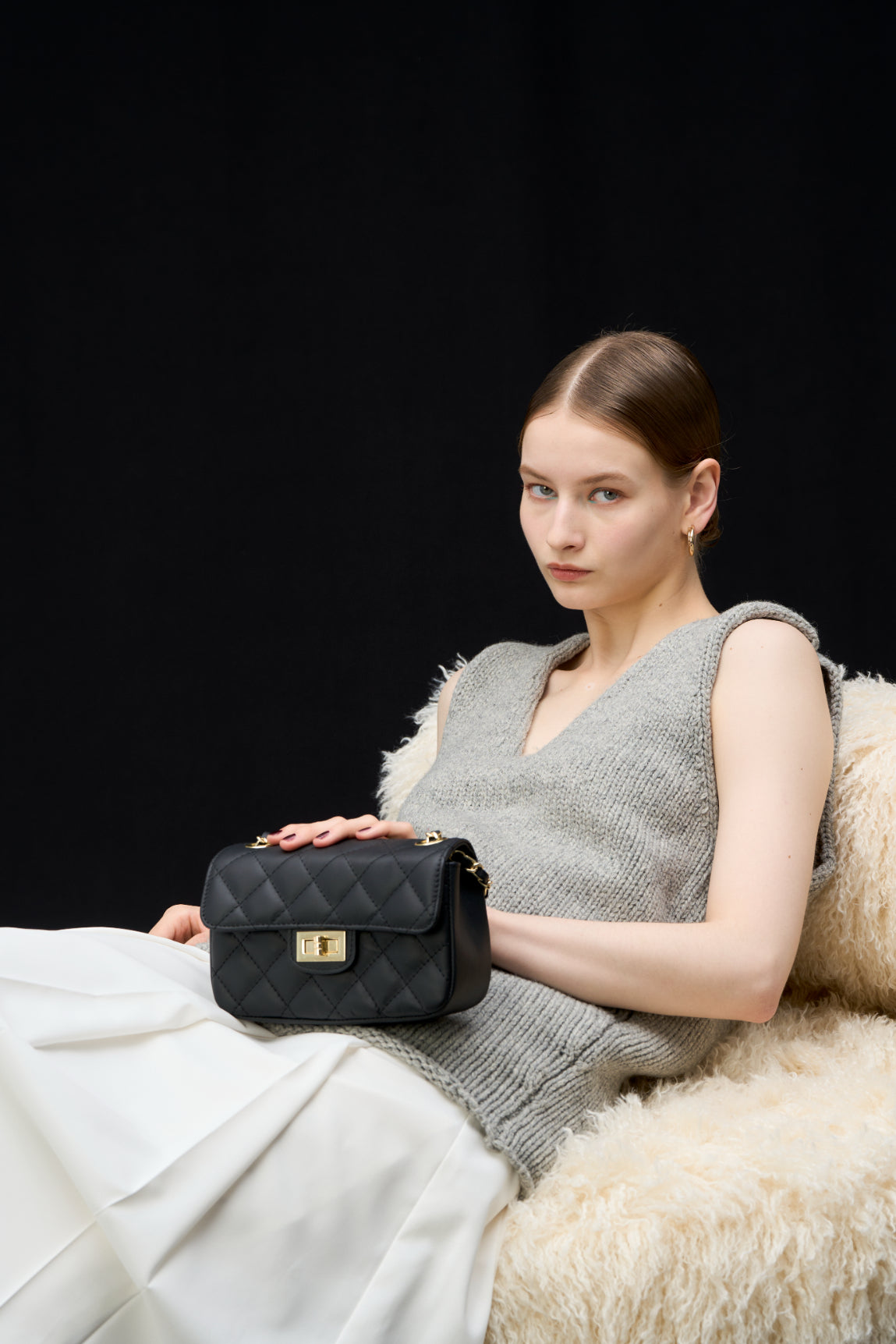 IMPORT】【MILLELA FIRENZE】【再入荷】キルティングチェーン